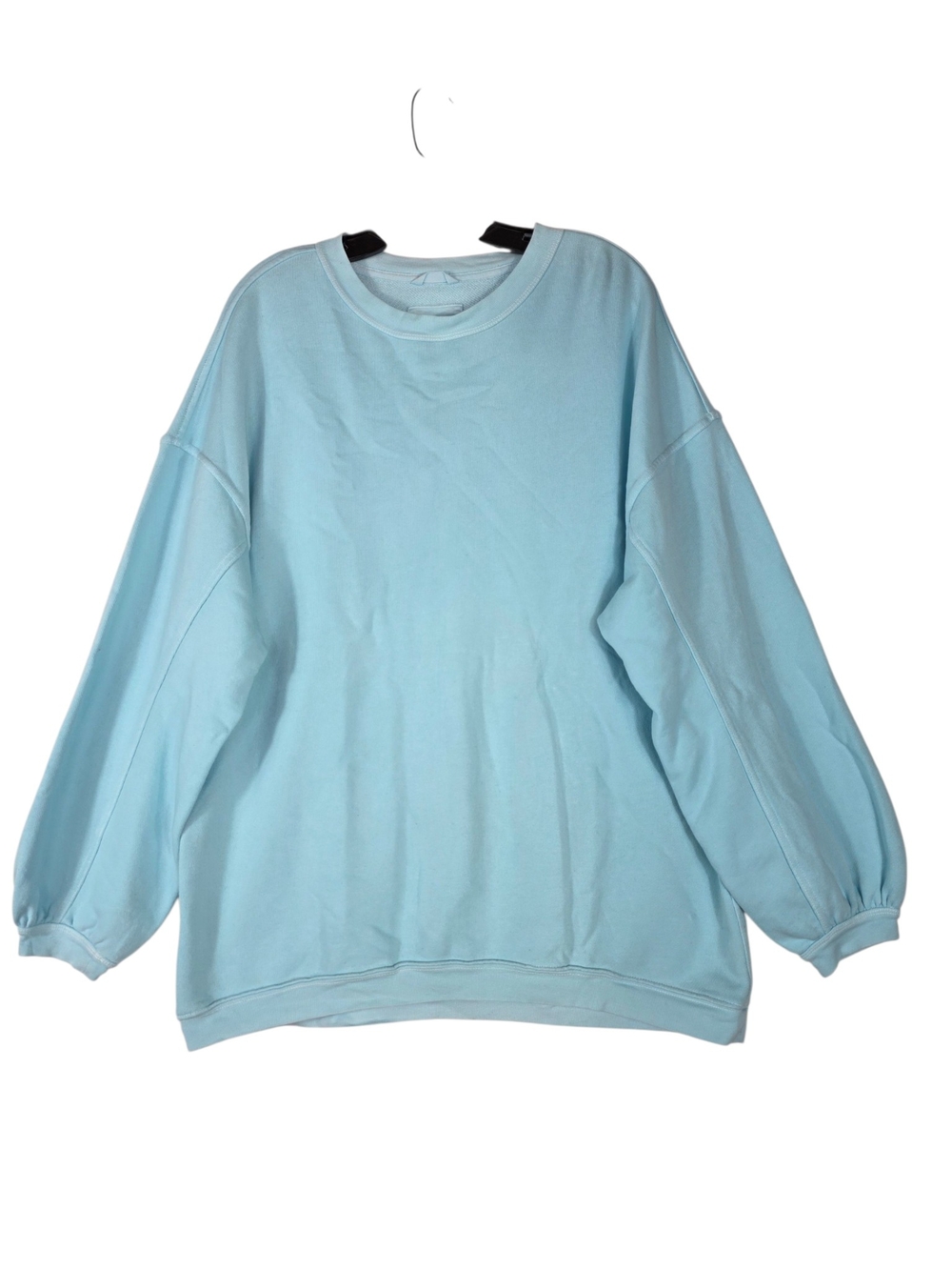 aerie Crewneck Cotton frenchterry Oversized Light Blue Pullover